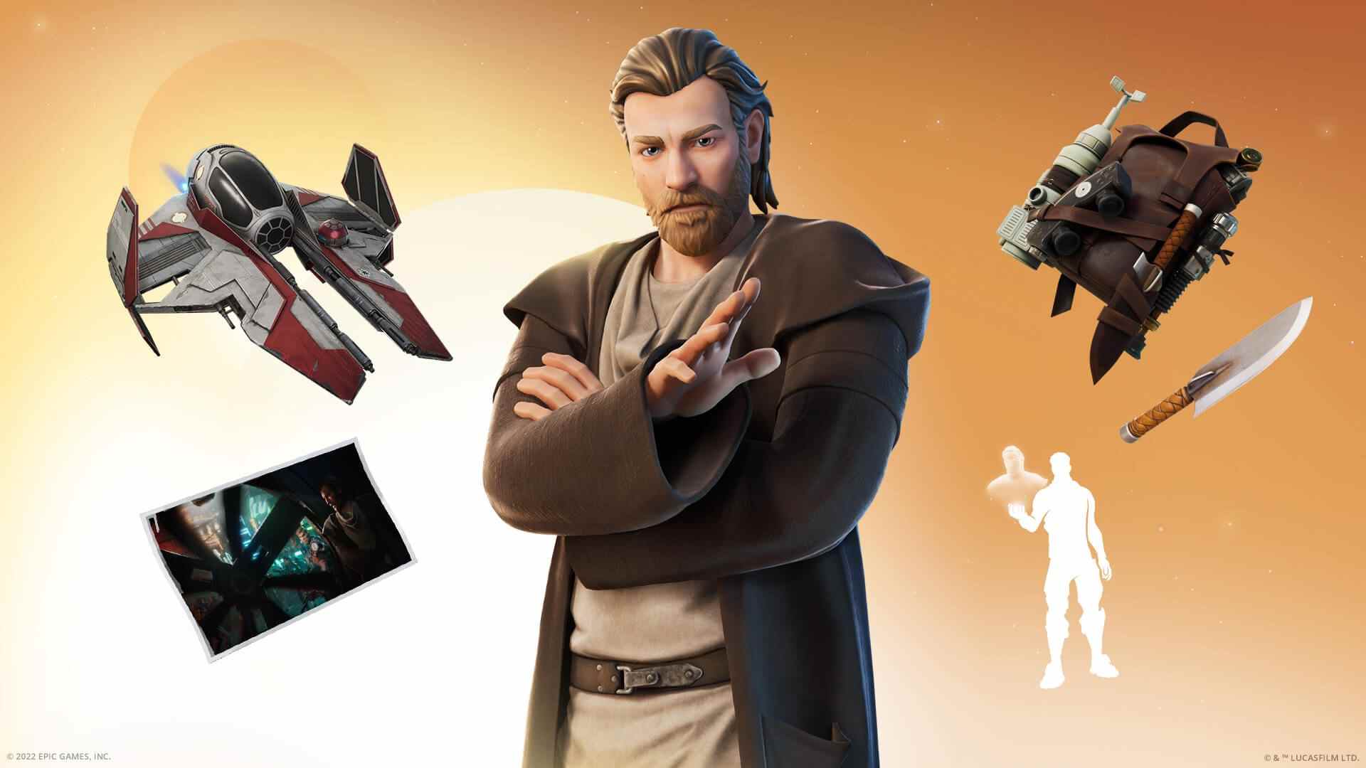 Voici le skin Obi-Wan Kenobi Fortnite que vous recherchiez
