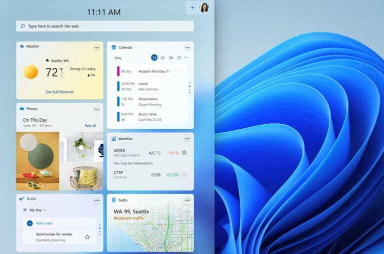 Windows 11 recevra des widgets tiers plus tard cette année