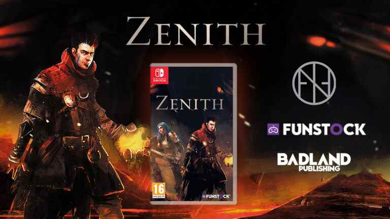 Zenith obtient une version physique sur Switch
