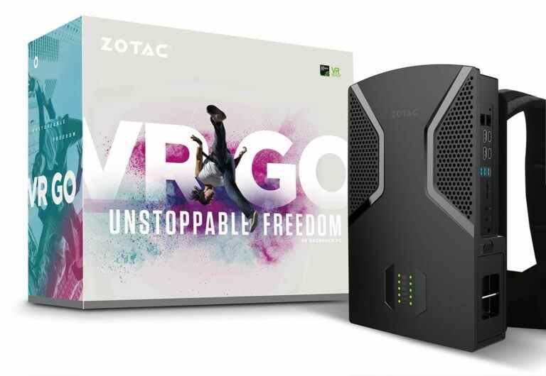 Zotac fabrique toujours des sacs à dos VR PC encore plus étranges
