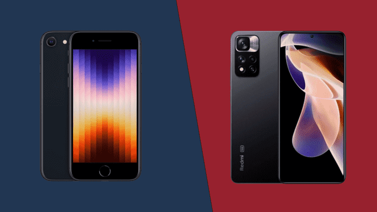 iPhone SE (2022) vs Xiaomi Redmi Note 11 Pro 5G : deux voies vers la maîtrise du milieu de gamme