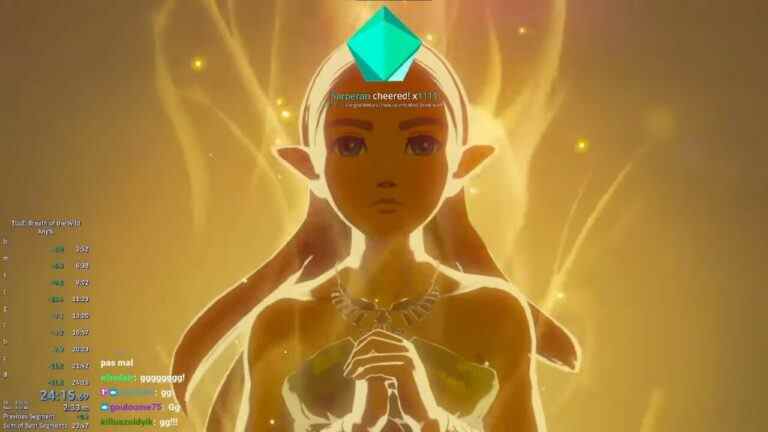 Aléatoire: Zelda: Breath Of The Wild Speedrunner tranche 34 secondes sur le record du monde
