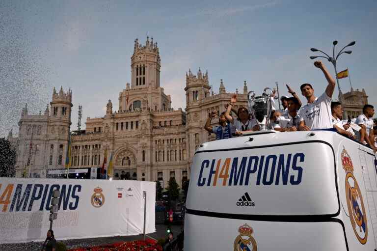 Le Real Madrid, des milliers de fans célèbrent le titre de la Ligue des Champions