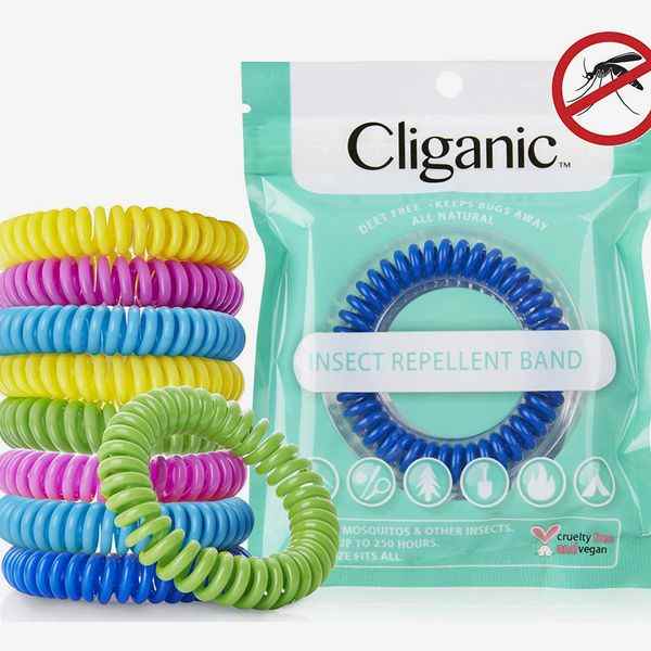 Cliganic Lot de 10 bracelets anti-moustiques