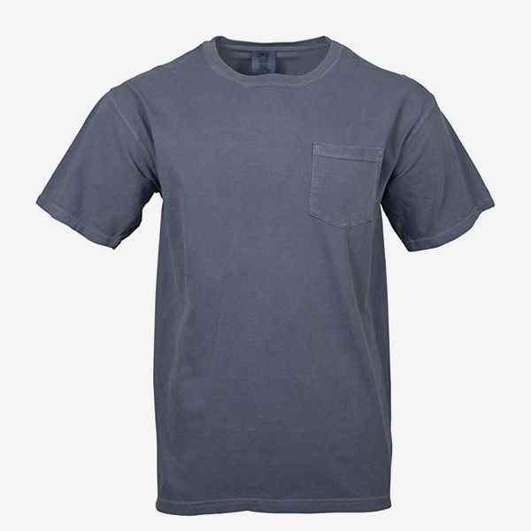 Comfort Colors T-shirt de poche à manches courtes pour homme