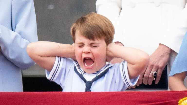 Le prince Louis excité laissé en admiration par le défilé aérien de Trooping the Colour