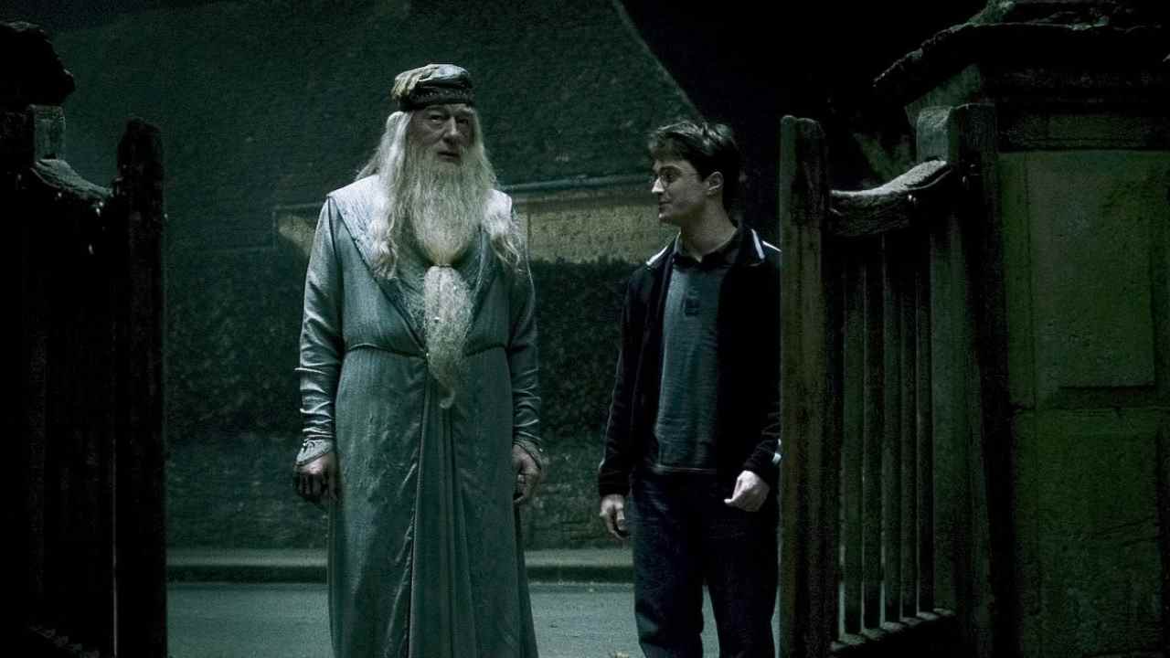 Harry et Albus dans Harry Potter et le Prince de Sang-Mêlé.