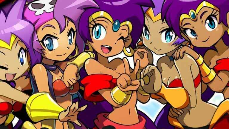 Shantae fête ses 20 ans avec une vente en ligne Switch, jusqu'à 50% de réduction
