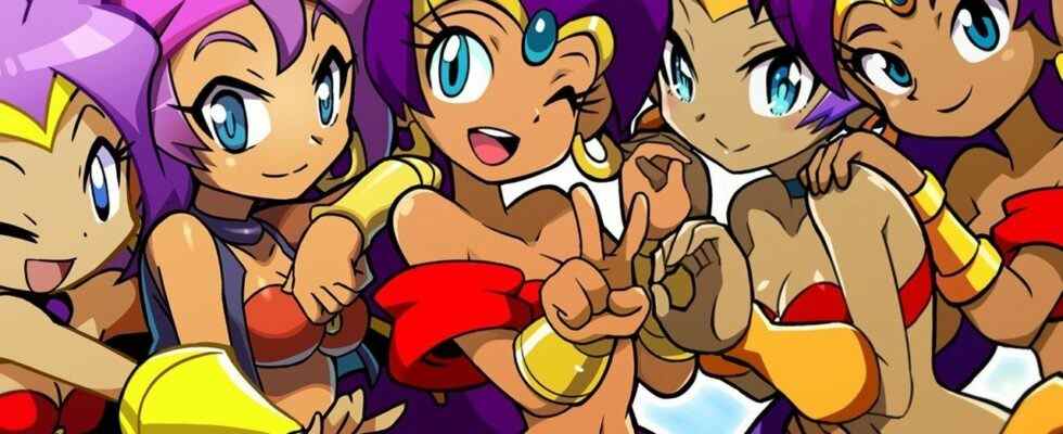 Shantae fête ses 20 ans avec une vente en ligne Switch, jusqu'à 50% de réduction