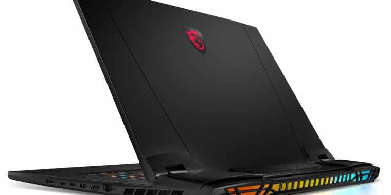 L’ordinateur portable 17 pouces de MSI va jusqu’à 6 000 $, est livré avec des processeurs Intel de la série HX