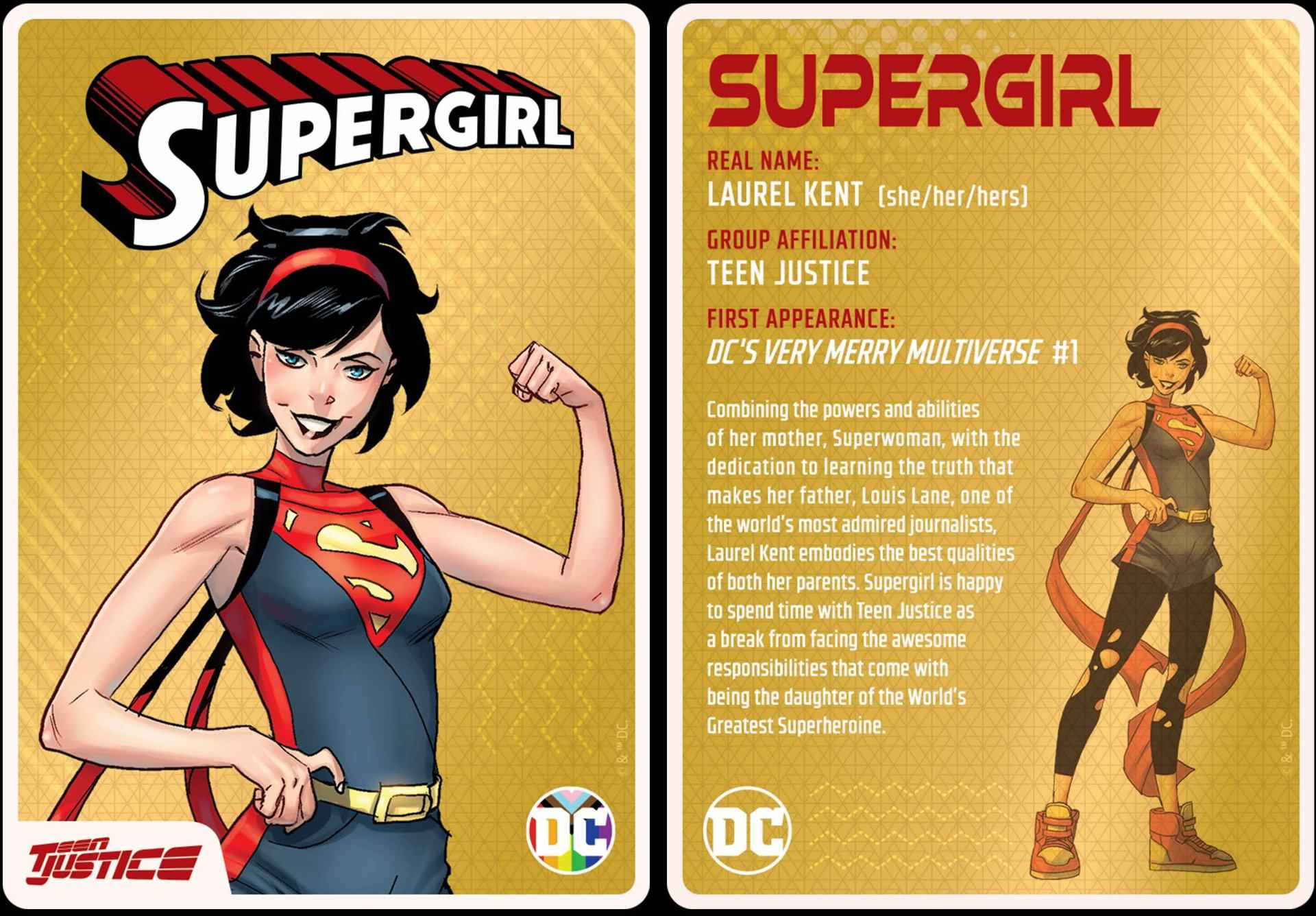 Supergirl (Laurel Kent) - elle / elle / elle dans Multiversity: Teen Justice