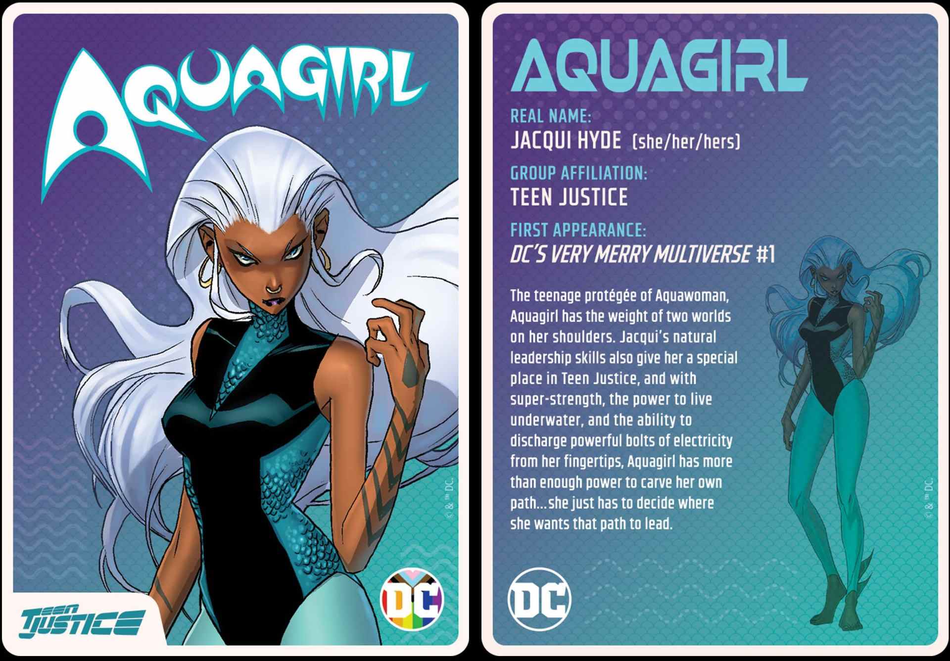 Aquagirl (Jacqui Hyde) - elle / elle / elle dans Multiversity: Teen Justice