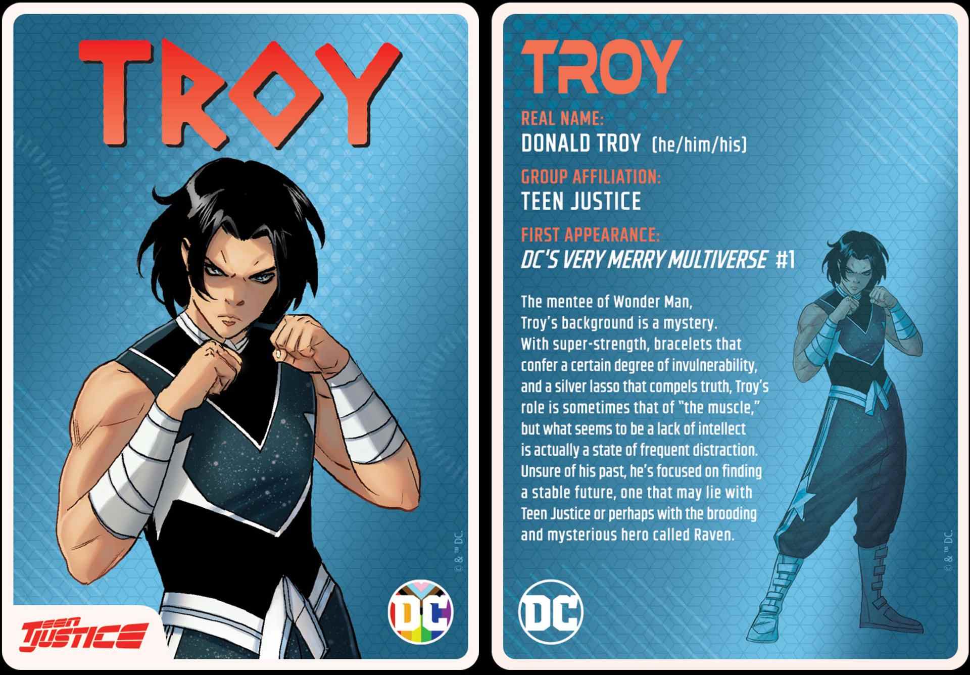 Troy (Donald Troy) - il / lui / son dans Multiversity: Teen Justice