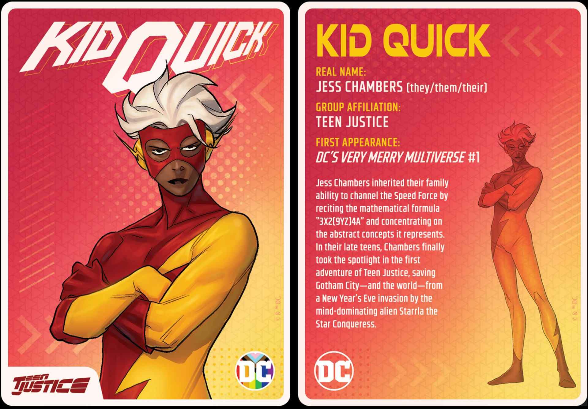 Kid Quick (Jess Chambers) - ils / eux / leur dans Multiversity: Teen Justice