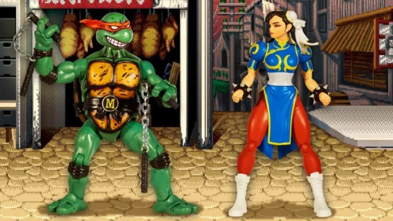  Combattant de rue contre.  Les ensembles de figurines d'action TMNT seront lancés plus tard cette année
