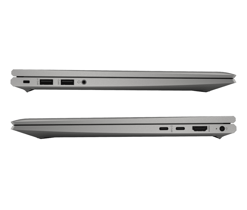 Il y a deux ports USB-C, deux USB-A, un port HDMI et une prise casque.