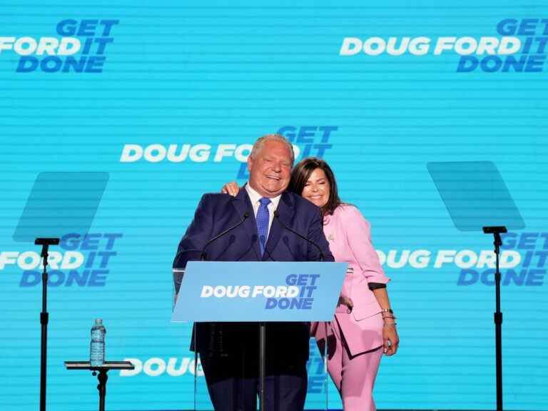 Doug Ford lance un message d’unité après avoir obtenu la deuxième majorité en Ontario