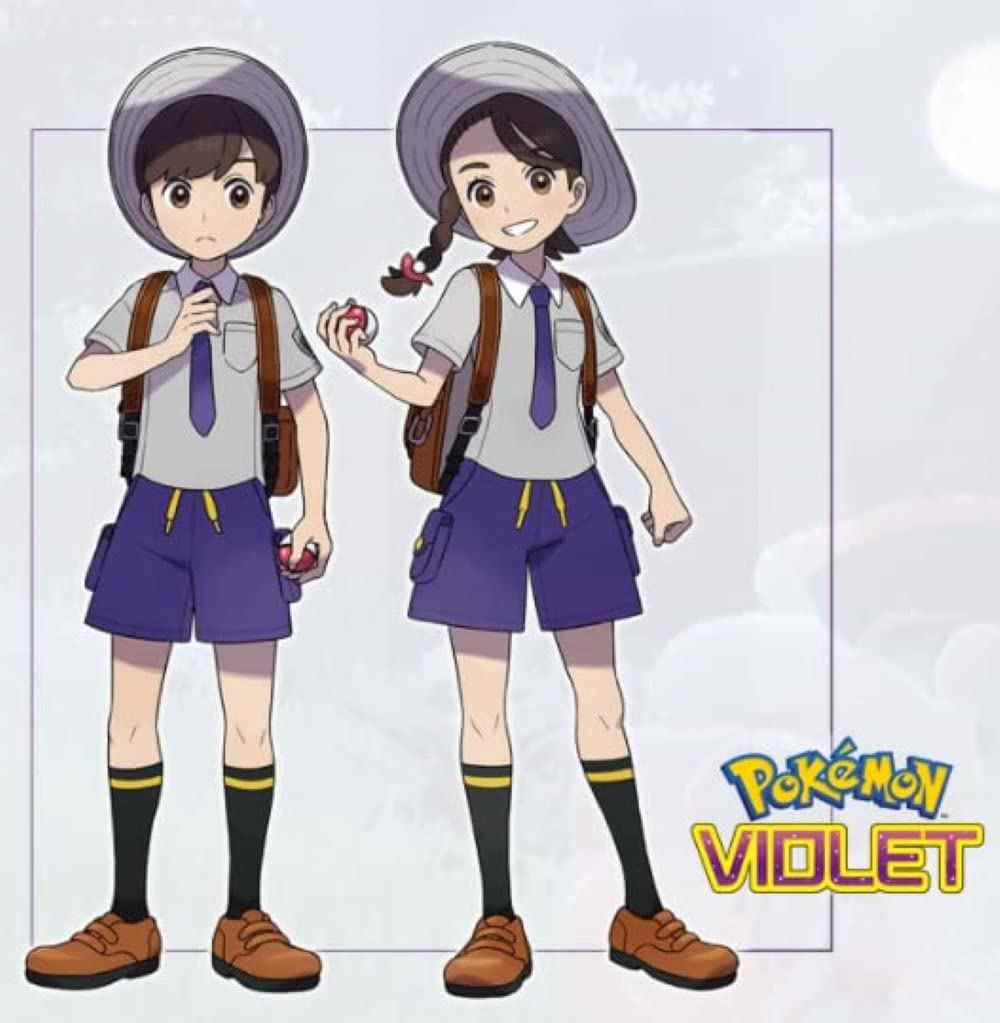 tenue exclusive pokemon violet