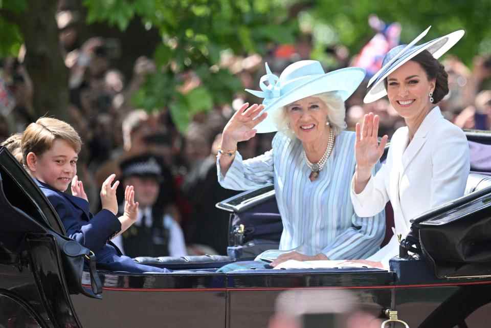 L'enfant de huit ans a participé au défilé Trooping the Colour cette semaine.  (Getty Images)