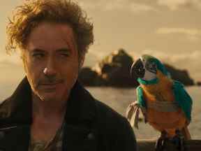 Robert Downey Jr. dans le rôle du docteur Dolittle.