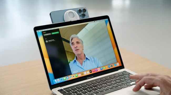 La meilleure démo de WWDC consistait à transformer un iPhone en webcam