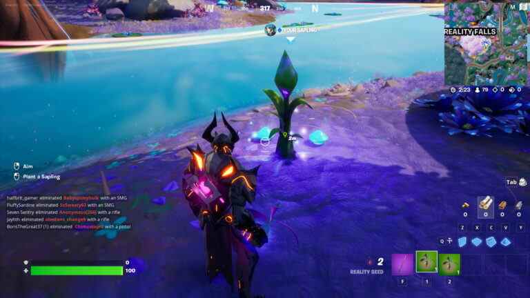 Où trouver des graines de réalité à Fortnite et à quoi servent les arbres de réalité

