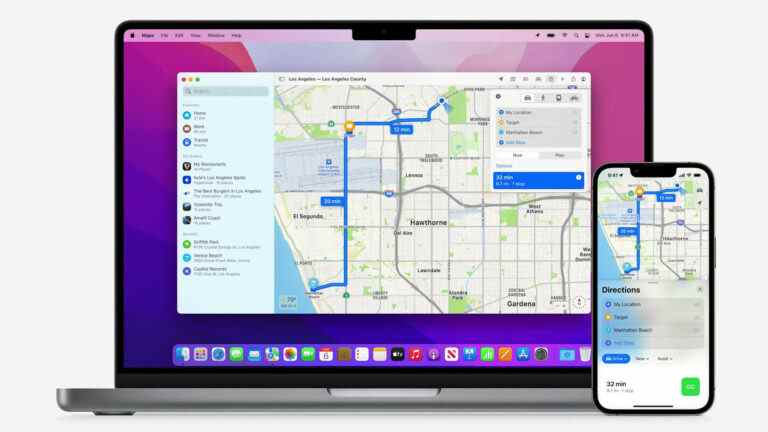 Apple Maps améliore les trajets routiers avec des itinéraires à arrêts multiples et des tarifs de transport en commun