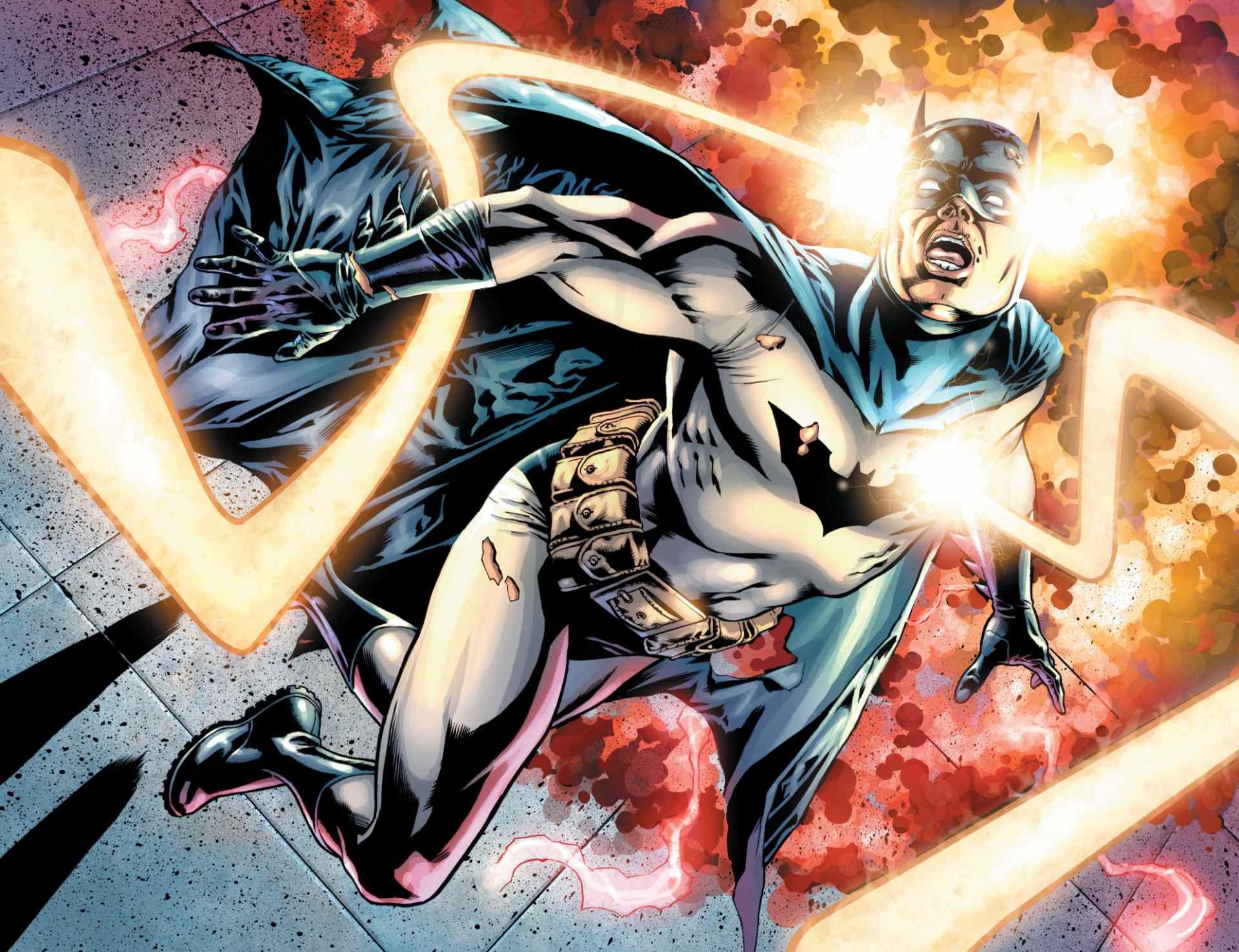 Batman obtient Omega Beamed dans Final Crisis # 6