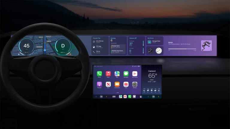 Apple CarPlay de nouvelle génération veut prendre en charge l’intégralité du tableau de bord de votre voiture