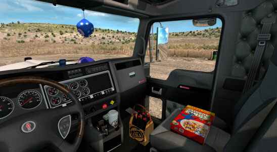 Détruisez votre cabine American Truck Sim avec des hamburgers et des tasses à café