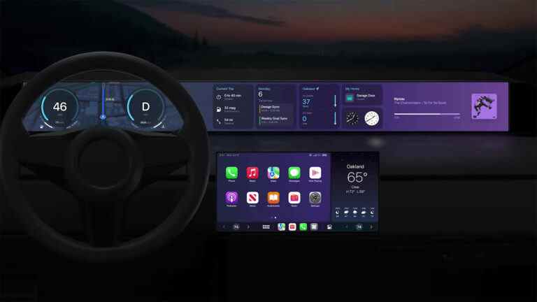 La prochaine génération d’Apple CarPlay alimentera toute votre voiture, suivant la tendance des voitures tout écran