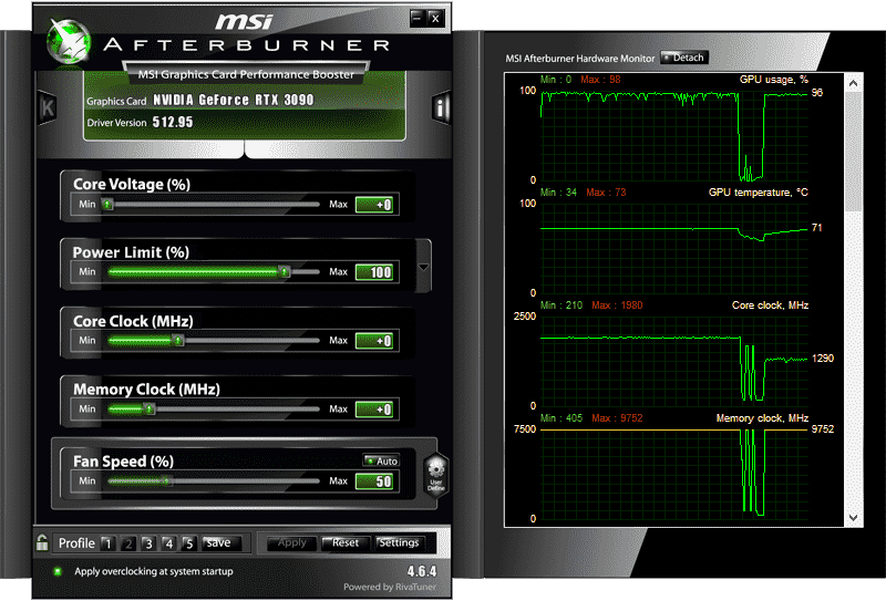 Vérifier les temps du GPU