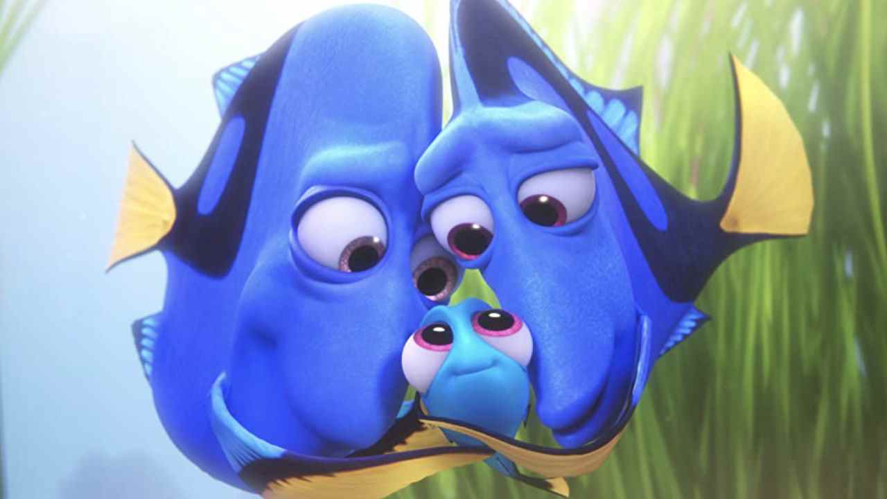 Eugene Levy et Diane Keaton dans Le Monde de Dory