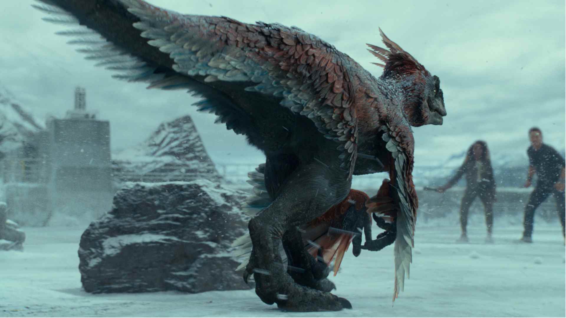 Un Pyroraptor dans Jurassic World Dominion