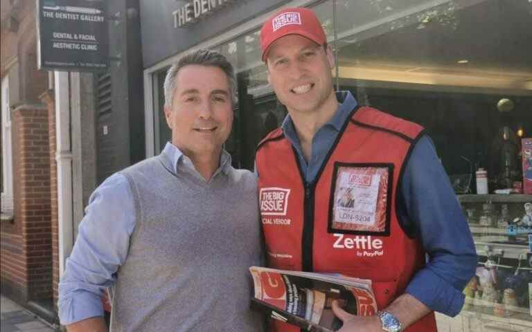 Le prince William s’infiltre pour vendre Big Issue dans les rues de Londres