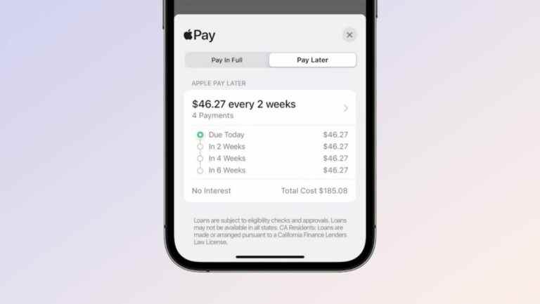 Apple Pay Later dans iOS 16 – tout ce que vous devez savoir