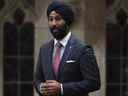 Le député libéral Raj Grewal à la Chambre des communes à Ottawa le vendredi 3 juin 2016. 