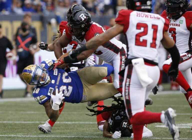 Liegghio inscrit un placement en fin de match alors que les Bombers devancent les Redblacks lors du premier match de la saison de la LCF