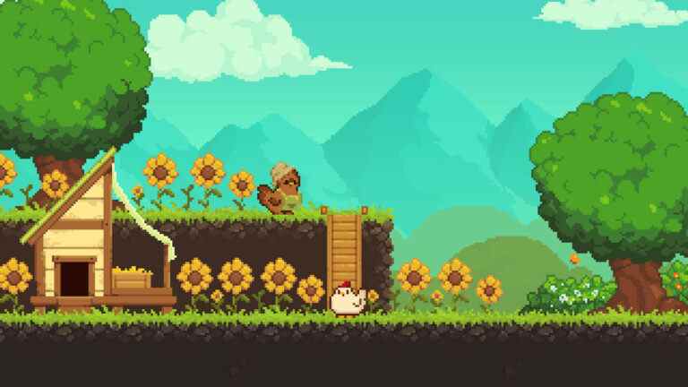 Le jeu de plateforme et de puzzle 2D relaxant Chicken Journey arrive sur Switch
