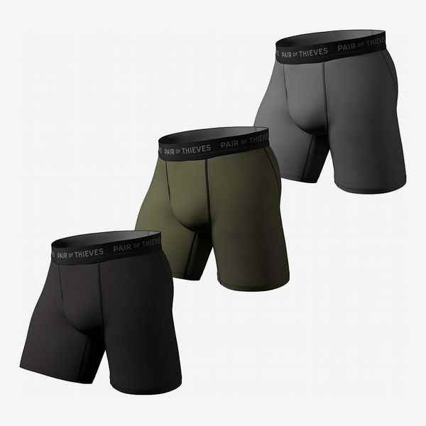 Paire de caleçons boxeurs longs Super Fit Thieves pour hommes — paquet de 3