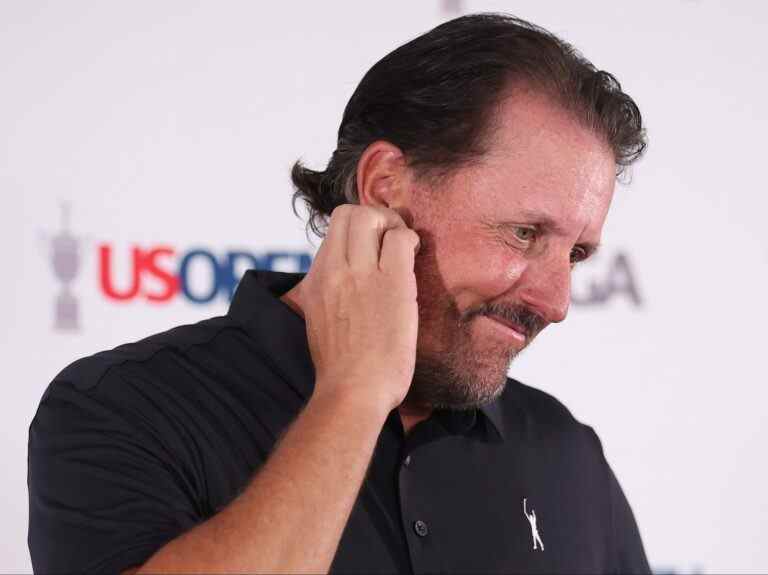 US OPEN : Phil Mickelson face à la musique