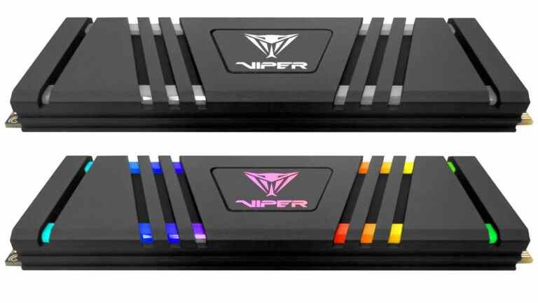 Patriot lance les SSD Viper VPR400 PCIe 4 avec dissipateur thermique RVB