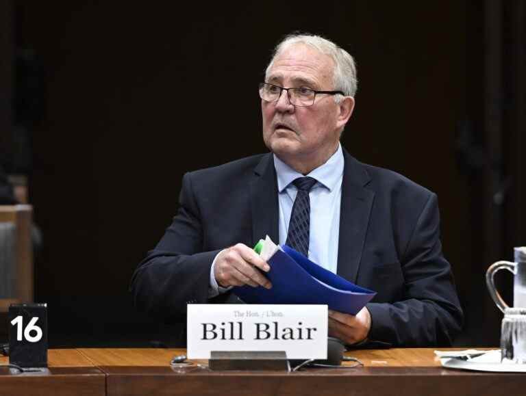 La police n’a pas demandé la Loi sur les mesures d’urgence, selon le ministre de la Protection civile Bill Blair