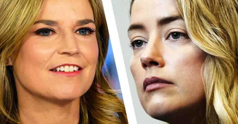 Aujourd'hui, l'hôte Savannah Guthrie interviewe Amber Heard malgré ses liens avec l'équipe Depp
