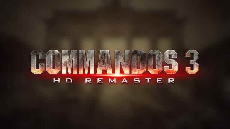 Commandos 3 HD Remaster annoncé pour Switch
