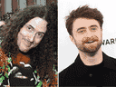 Le chanteur Weird Al Yankovic et la star de Harry Potter, Daniel Radcliffe.