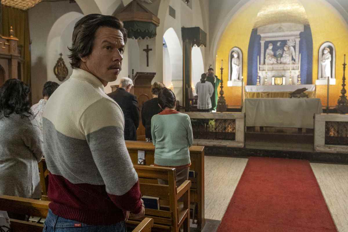 Stuart Long (Mark Wahlberg) dans Columbia Pictures' PÈRE STU.