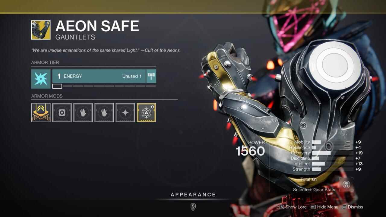 Aeon Exotics est devenu beaucoup plus utile depuis que Bungie les a améliorés, en particulier si plusieurs membres de votre équipe de pompiers se lancent dans l'armure.