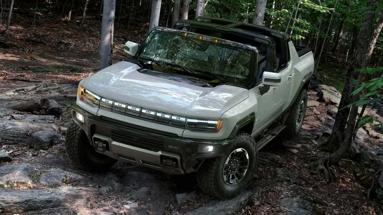 GMC Hummer EV Edition1 cabriolet en bois