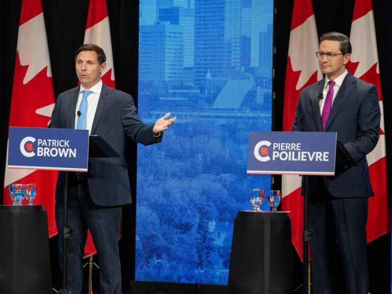 L’équipe de Pierre Poilievre dépose une plainte alléguant que les partisans de Patrick Brown ont offert le paiement des adhésions